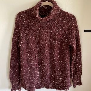 Cable Knit Turtle Neck Sweater